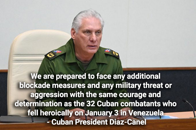 Venezuela & ALBA News 2.9.2026: Cuba Prepares for US Fuel Blockade and Invasion; Venezuela’s New Hydrocarbons&nbsp;Law